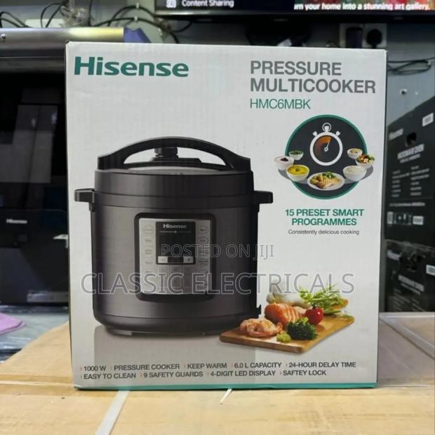 Hisense Pressure Cooker 6 Liters 6-in-1 Multi Cooker
