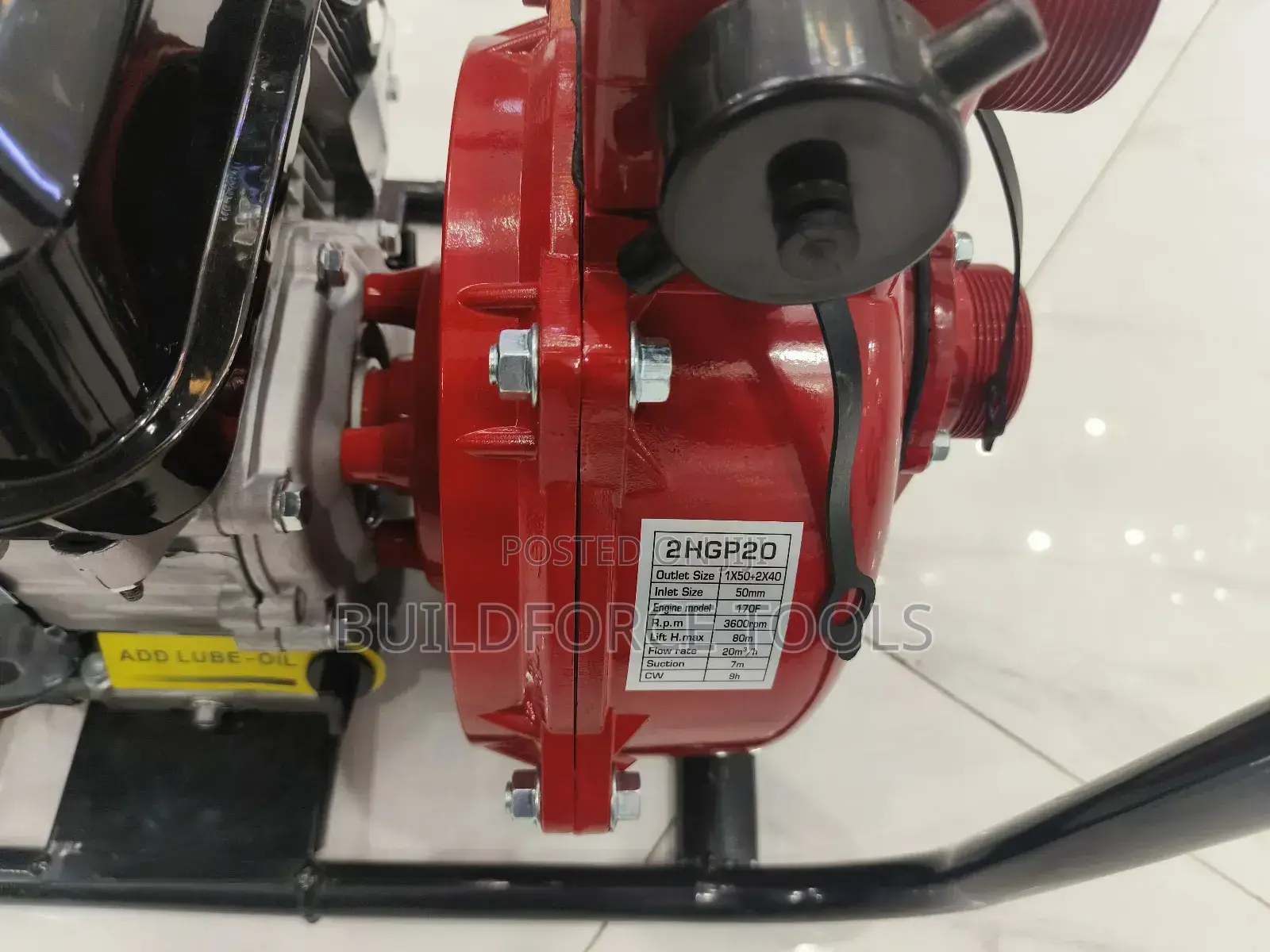 Lusqi High Pressure 2" Inch Water Pump