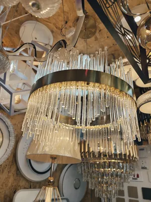 Hanging Light Chandelier Crystal