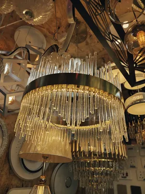 Hanging Light Chandelier Crystal