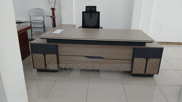 Office Desk; Modern and Durable 2.4m Executive Office Workstation - thumbnail 4