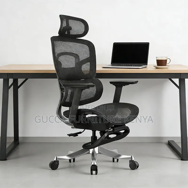 Orthopedic Mesh Office Chair With Footrest