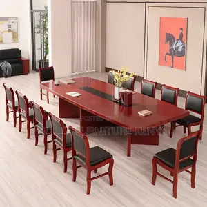 12-14 Seater Office Mahogany Co0nference Table