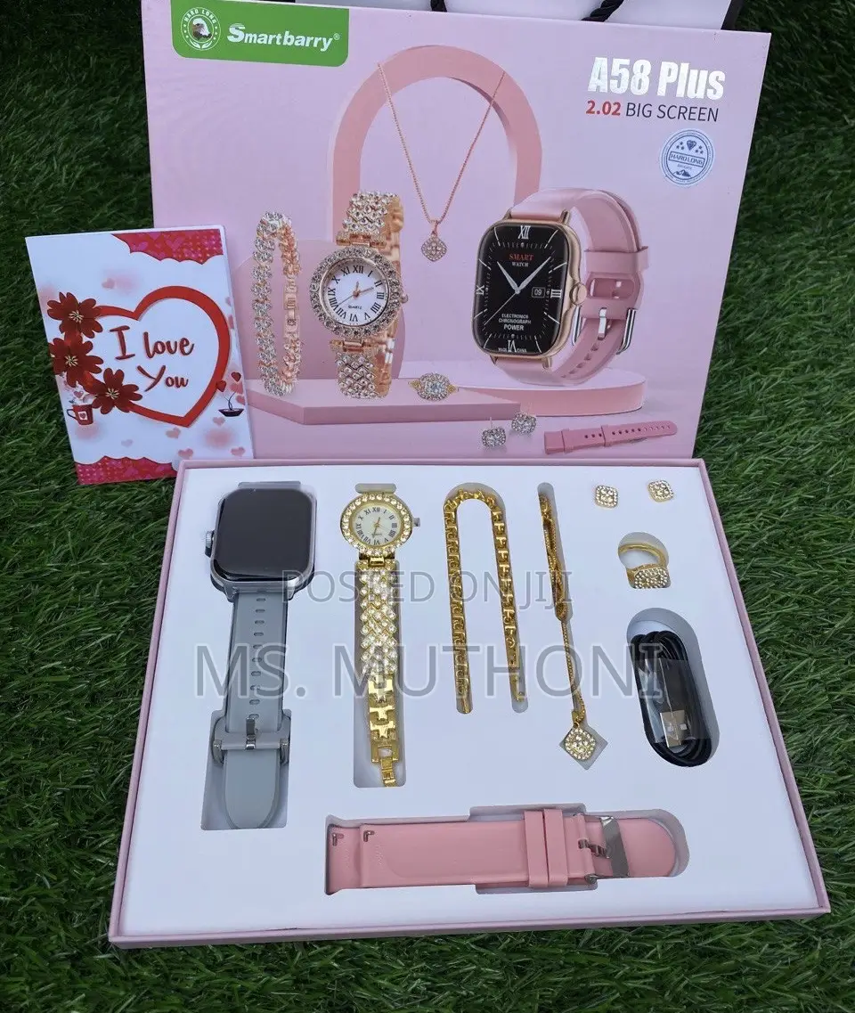 I Love You Smart Watch Valentines Gift Set for Ladies