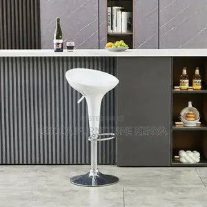Modern Height Adjustable Rolling Counter Stool