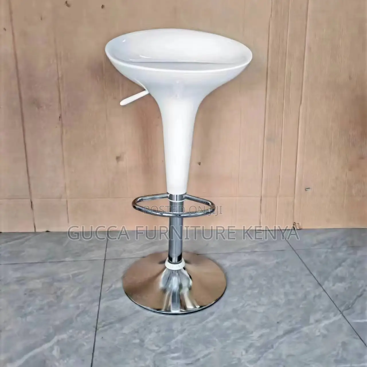 Modern Height Adjustable Rolling Counter Stool