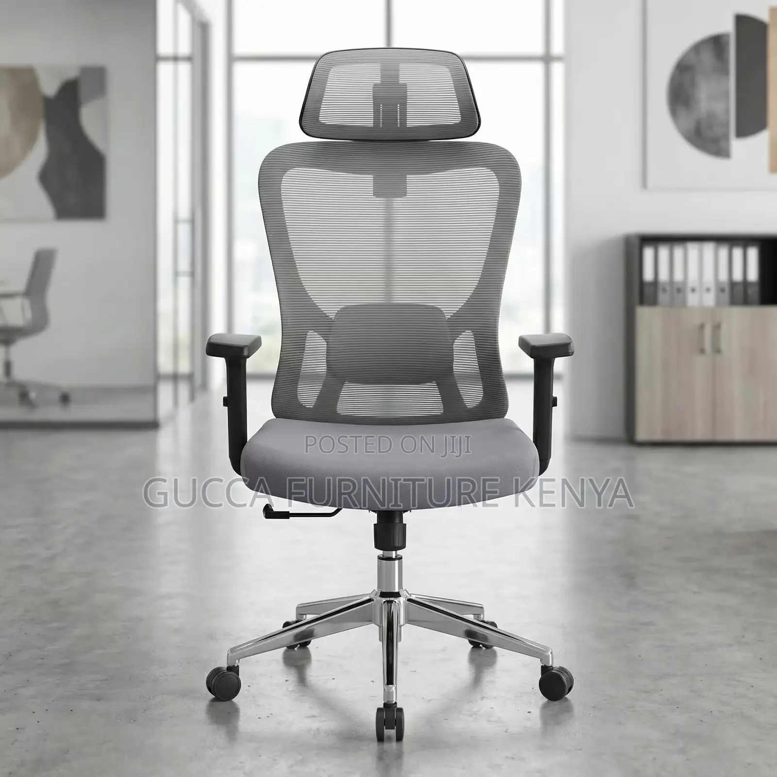 Ergonomic High Back Mesh Computer Desk