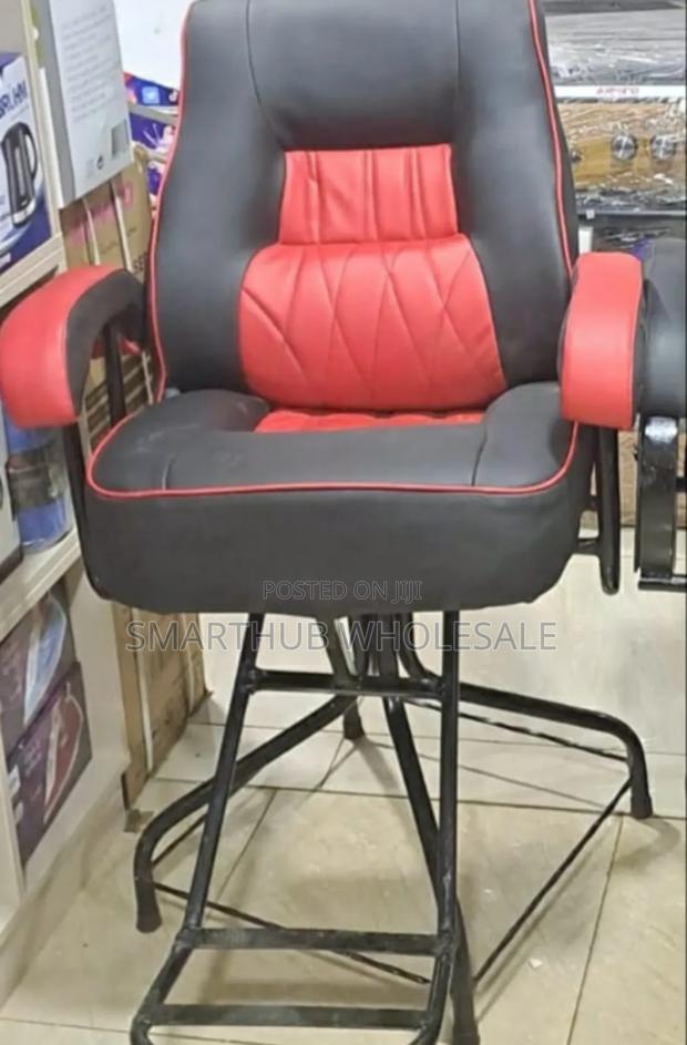 Rotating Barber Chair Red - main view