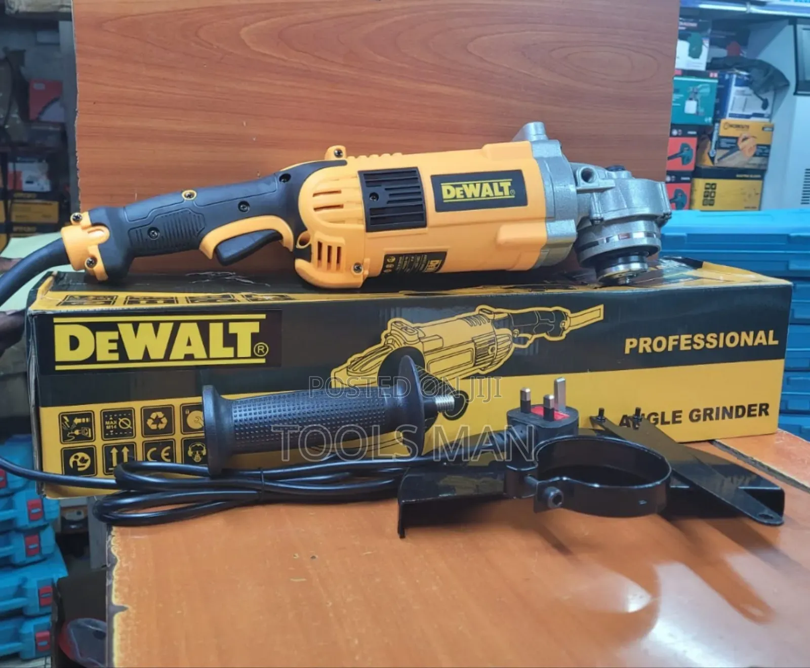 Dewalt 9-Inch Professional Angle Grinder.