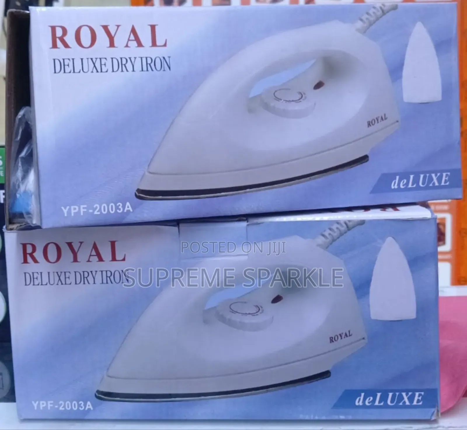 Royal Deluxe Dry Iron, Ironbox Model Ypf-2003a.