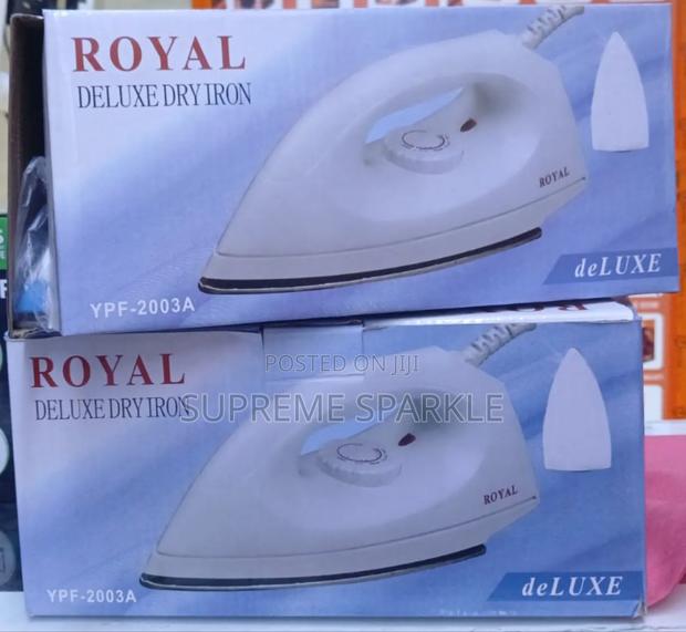 Royal Deluxe Dry Iron, Ironbox Model Ypf-2003a.