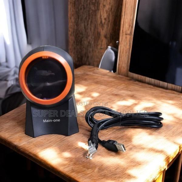 1d and 2d Table Mount Barcode Scanner Plug and Play Hands Free