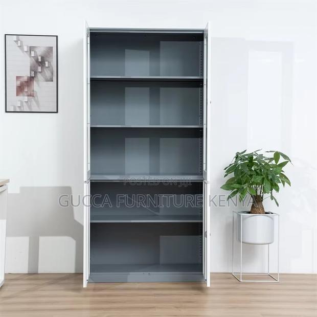 2-door Full Glass Home Office File Cabinet - thumbnail 4