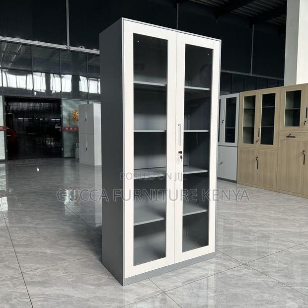2-door Full Glass Home Office File Cabinet - thumbnail 8