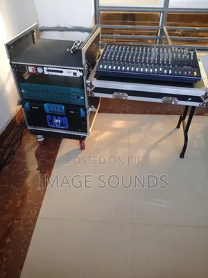Full Set Up ( 2 Amp, Equalizer, Sequence and 16ch Mixer)