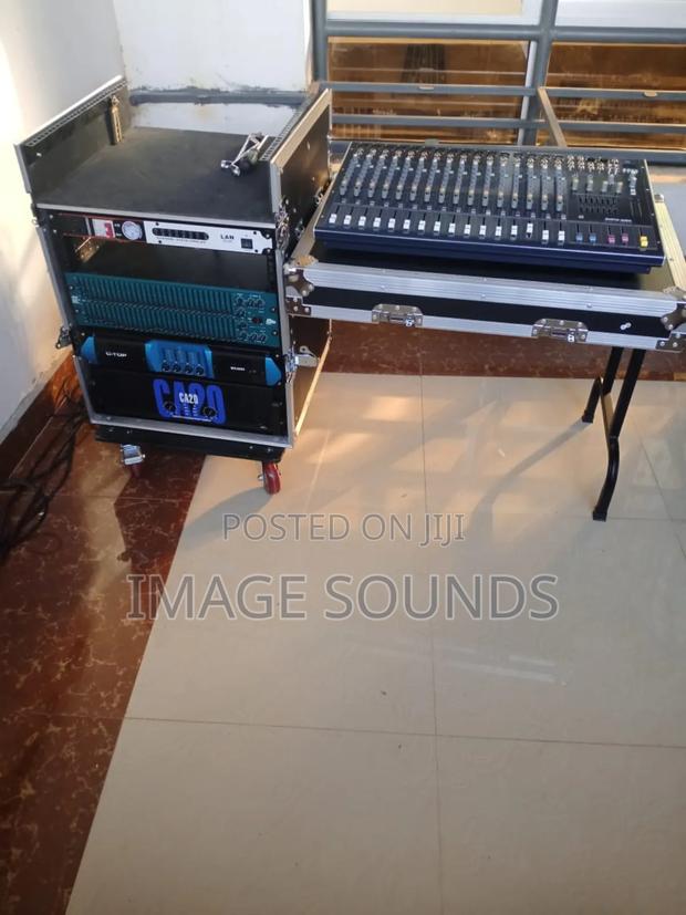 Full Set Up ( 2 Amp, Equalizer, Sequence and 16ch Mixer) - main view