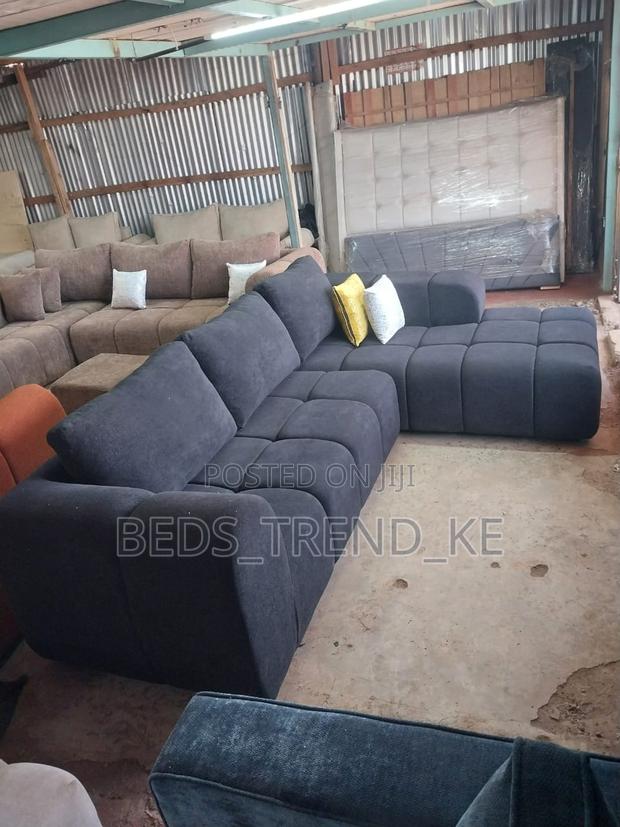 Cushy Bold 6 Seater Bubble L Sofa Set