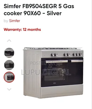60*90 Vonsimfer5 Gas Wt Electric Oven Gas Compatement Standing Cooker