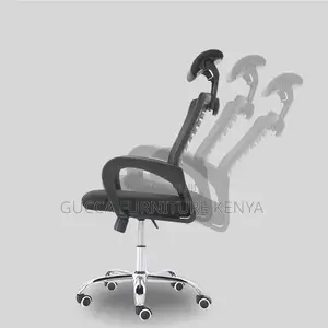 Adjustable Height Computer Headrest Desk Chair
