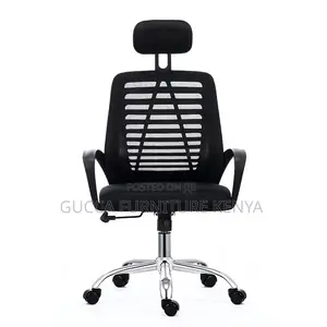Adjustable Height Computer Headrest Desk Chair