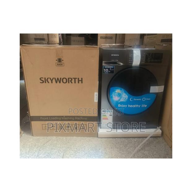 Skyworth 10kg Front Load Washer Dryer Combo – Powerful Wash Dry