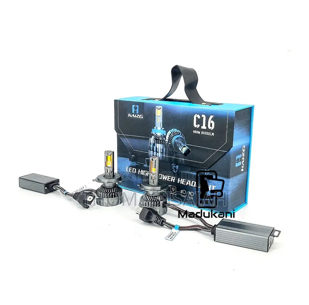 C16 H4 High Power Super Bright 400w 80000 Led Bulbs