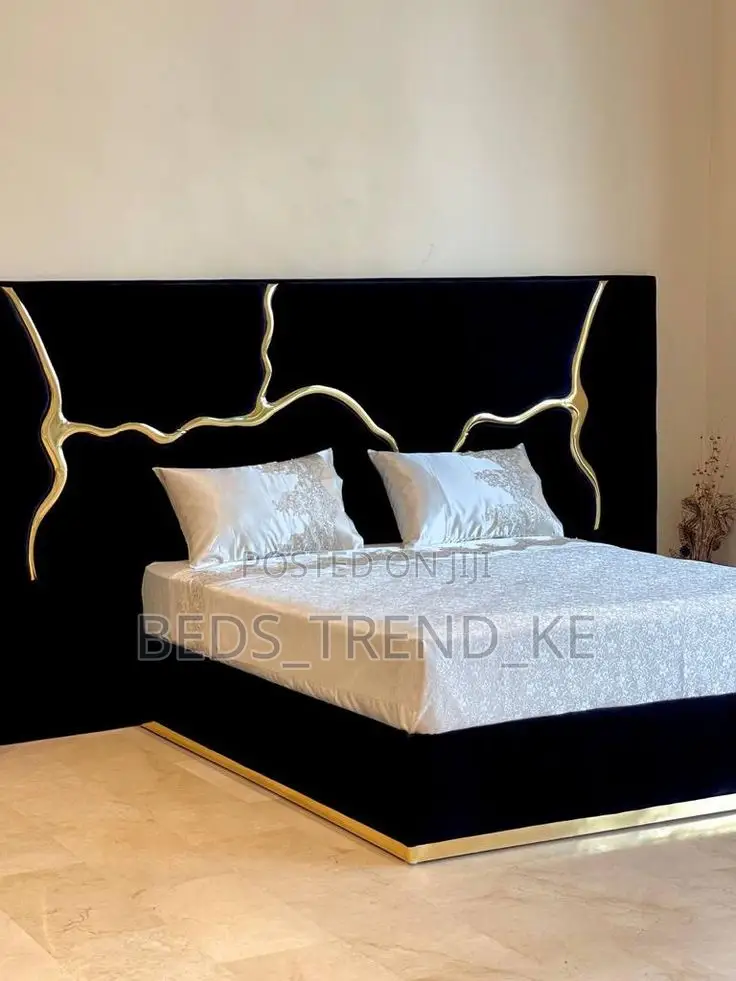 Modern Black Extended Box Bed 5 by 6