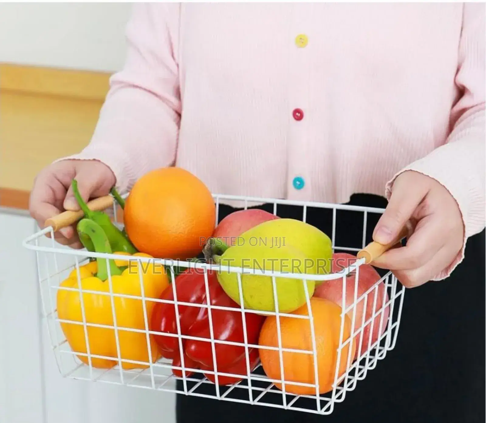 Multipurpose Metallic Mesh Basket