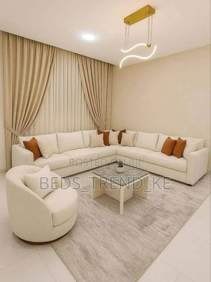 Sleek Timeless 6 Seater L Seat + Armchair