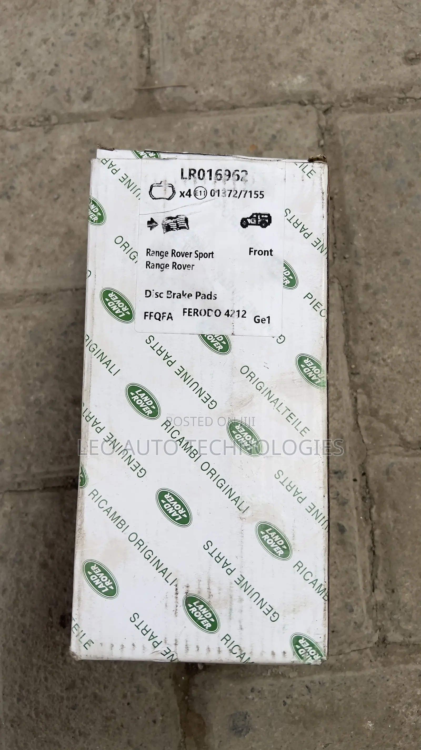Front Brake Pads for Land Rover Discovery 4