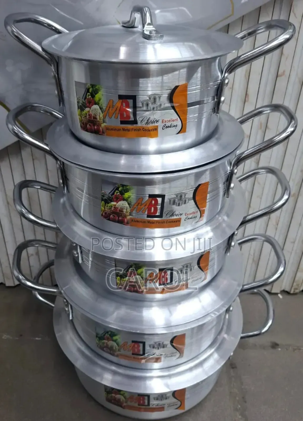Aluminium Cookware Set 10pcs Available at the Shop