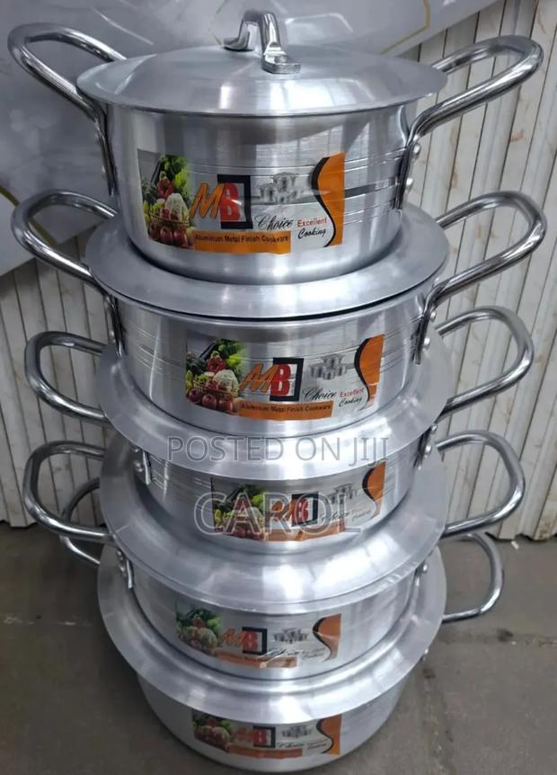 Aluminium Cookware Set 10pcs Available at the Shop