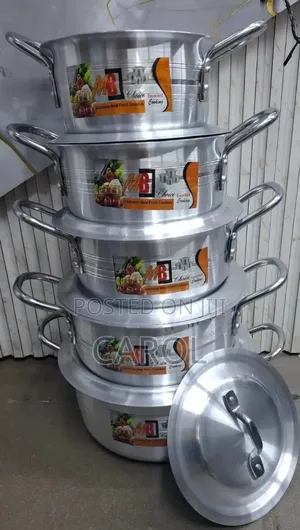 Aluminium Cookware Set 10pcs Available at the Shop