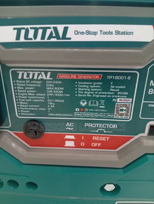 Total 800 Watts Gasoline Engine Generator 2 Stroke