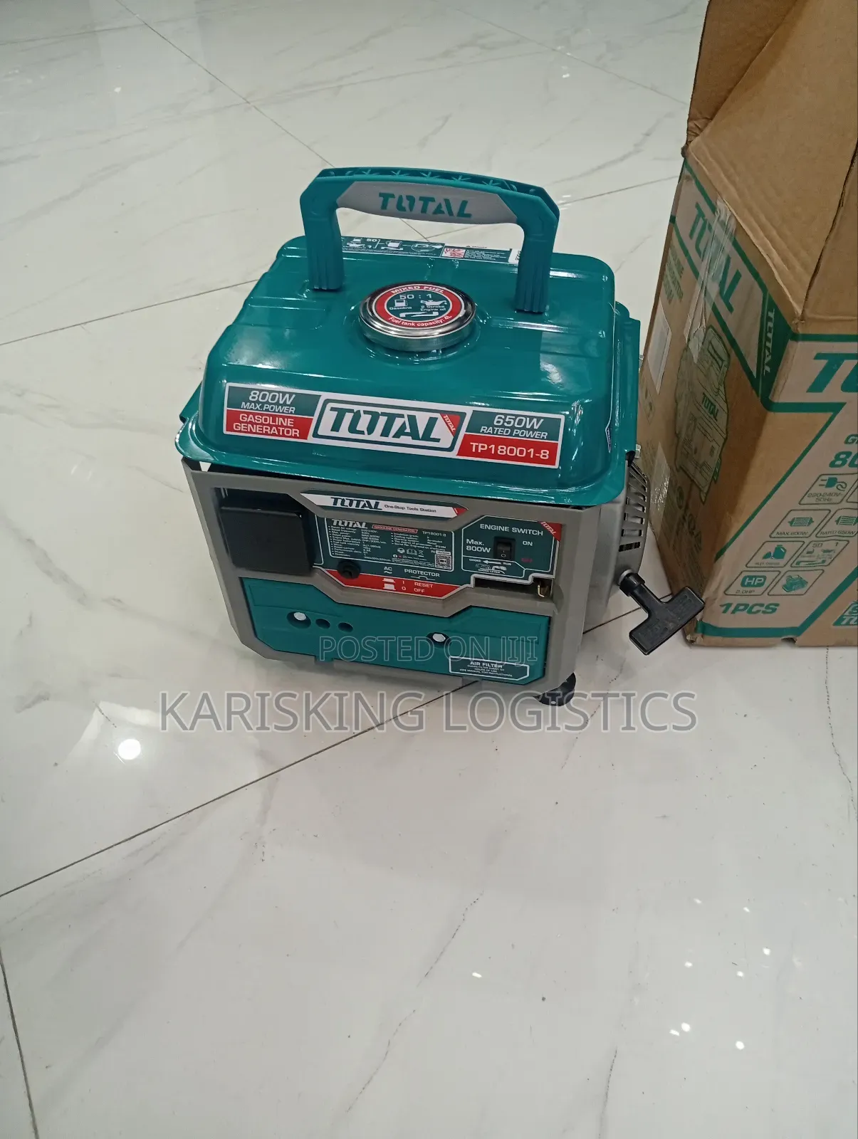 Total 800 Watts Gasoline Engine Generator 2 Stroke
