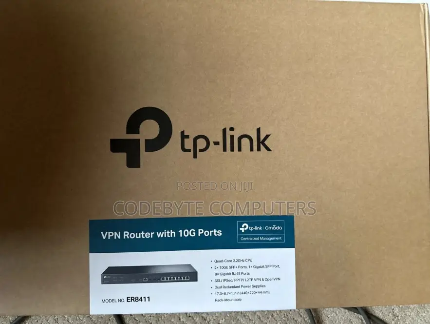 Tp-link Er8411 Omada Vpn Router With 10g Ports