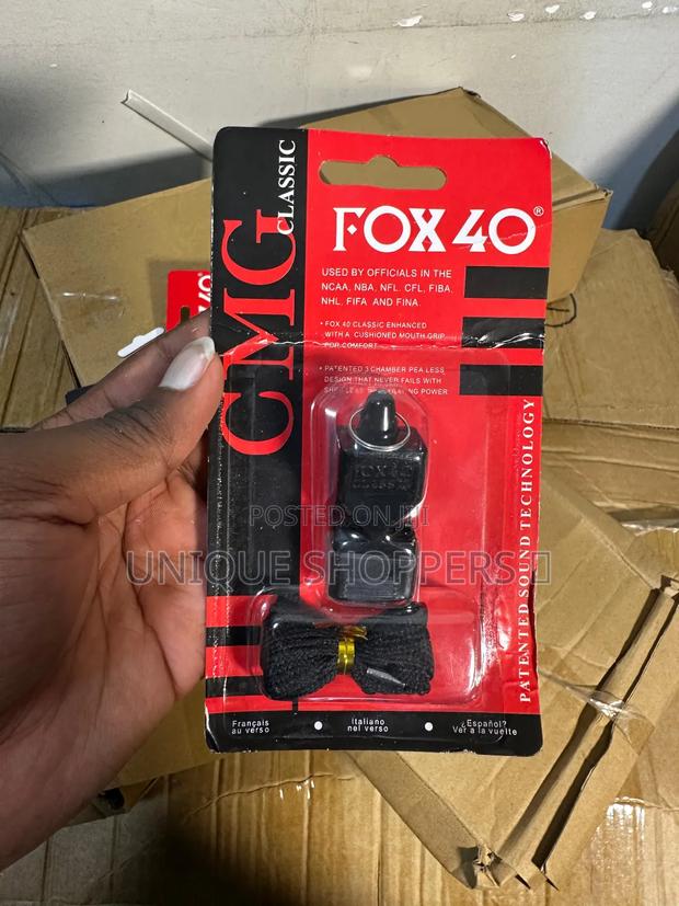 Fox 40 CMG Classic Whistle* Authentic Fox 40 Classic Pealess Des