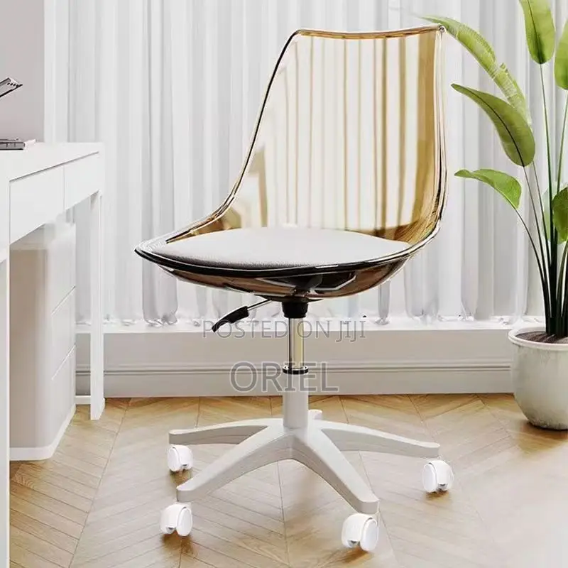 Modern Dining Chair : Clear Acrylic Swivel Dining Chair
