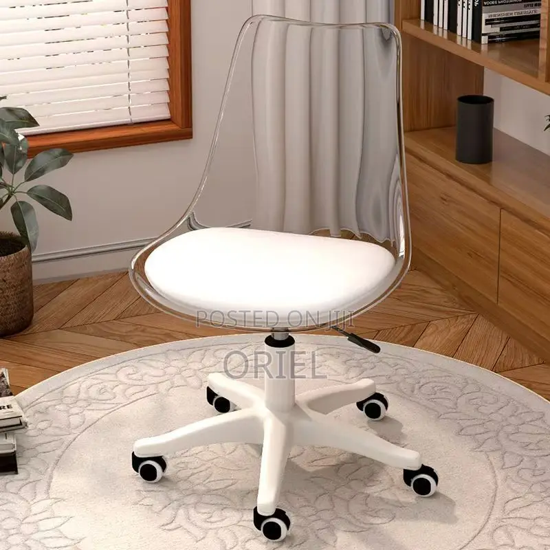 Modern Dining Chair : Clear Acrylic Swivel Dining Chair
