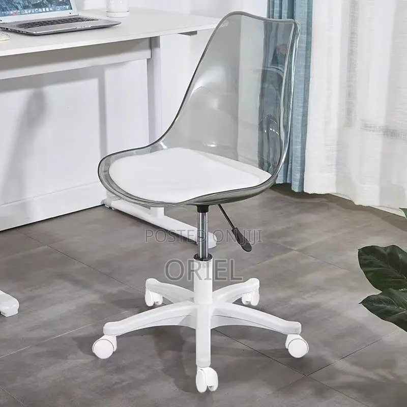 Modern Dining Chair : Clear Acrylic Swivel Dining Chair