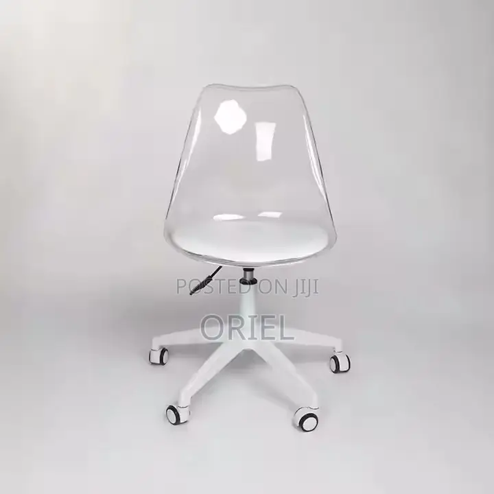 Modern Dining Chair : Clear Acrylic Swivel Dining Chair