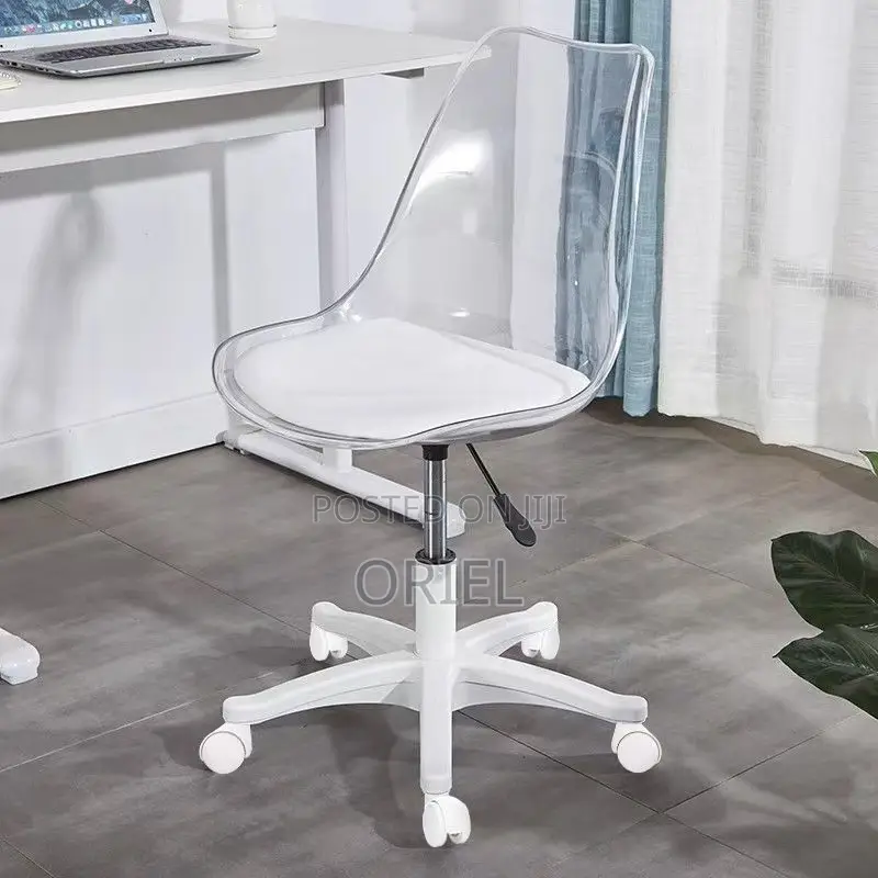 Modern Dining Chair : Clear Acrylic Swivel Dining Chair
