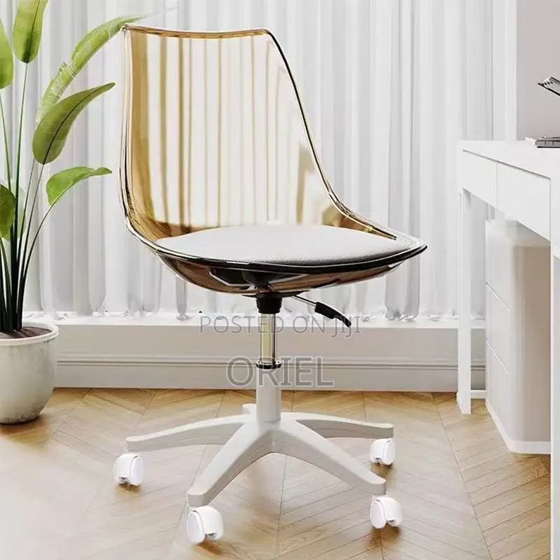 Modern Dining Chair : Clear Acrylic Swivel Dining Chair