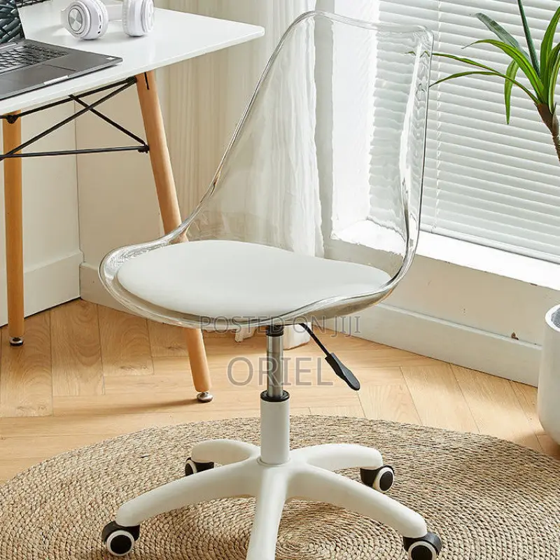 Modern Dining Chair : Clear Acrylic Swivel Dining Chair