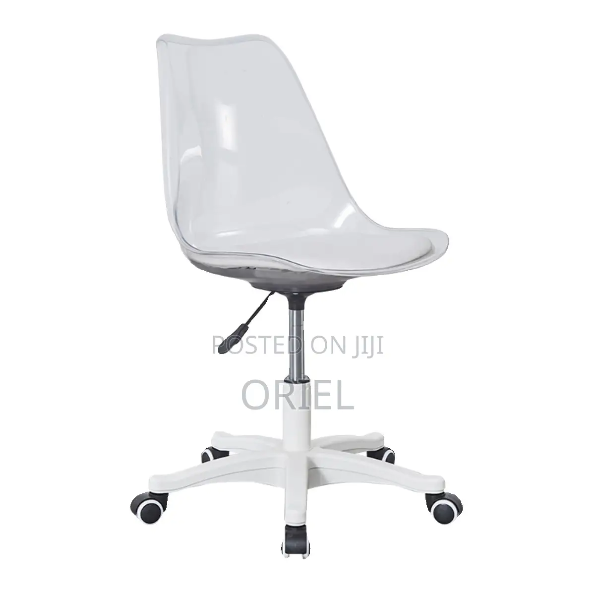 Modern Dining Chair : Clear Acrylic Swivel Dining Chair