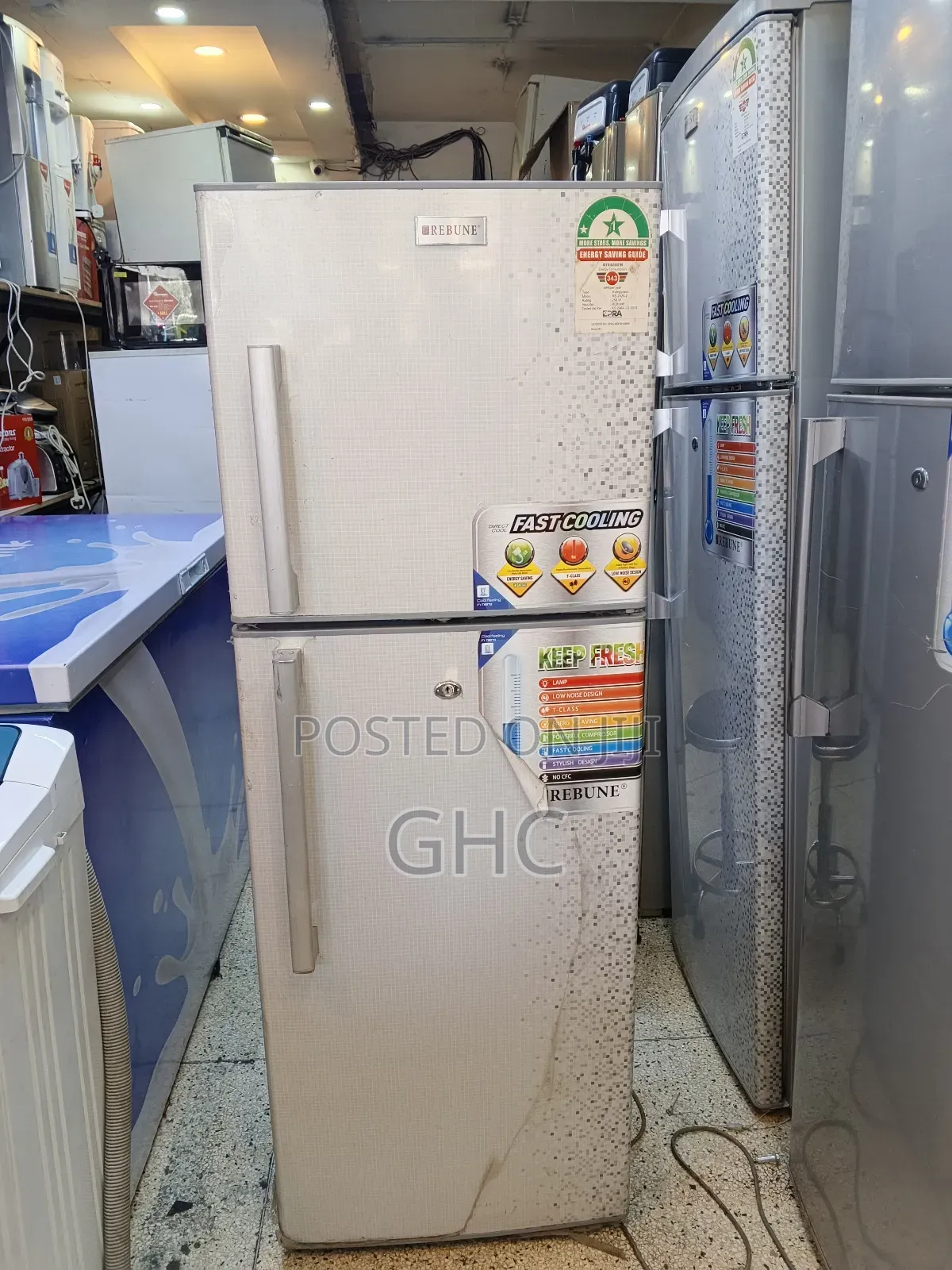 Rebune 213l Fridge (Used)