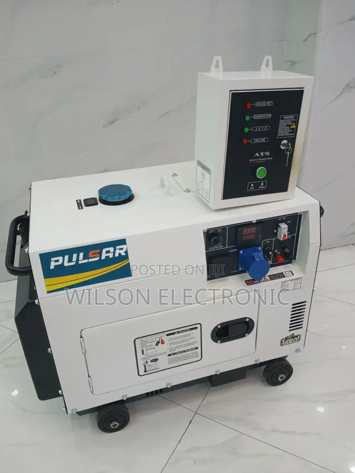 Pulsar Silent Diesel Generator With Ats. 10kva