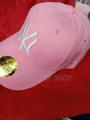 Pink Ny Embroidered Ladies Classy Cap
