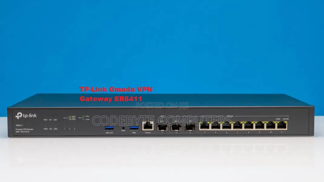 Tp-link Omada Vpn Gateway With 10g Ports - Tl-er8411
