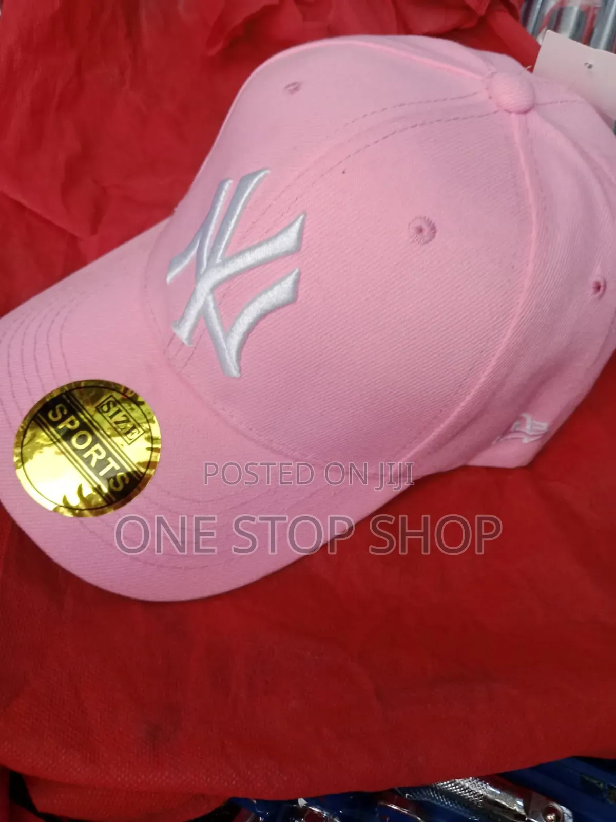 Ny Pink White Logo Bunny Classic Baseball Cap